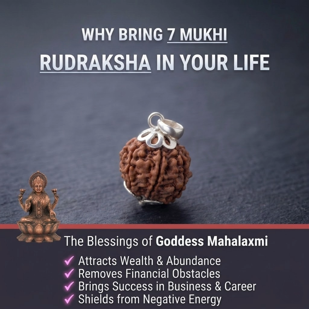 7 Mukhi Nepali Rudraksha-Premium Quality & Lab Certified